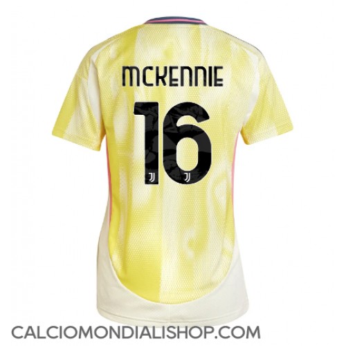 Maglie da calcio Juventus Weston McKennie #16 Seconda Maglia Femminile 2024-25 Manica Corta